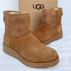 New UGG Kristin Ankle Boots Chestnut 1012497